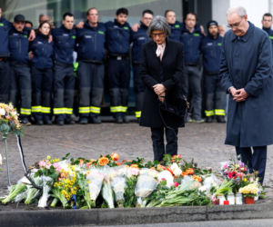 Pożar autobusu w Kerzers w kantonie Fryburg na zachodzie Szwajcarii