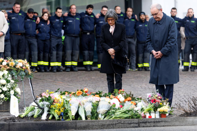 Pożar autobusu w Kerzers w kantonie Fryburg na zachodzie Szwajcarii