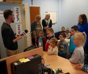 Recytowali i śpiewali. Dzieci z gminy Uchanie odwiedziły Radio ESKA Lublin