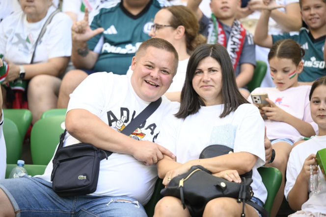 Legia Warszawa - Zagłębie Lubin: Zdjęcia kibiców
