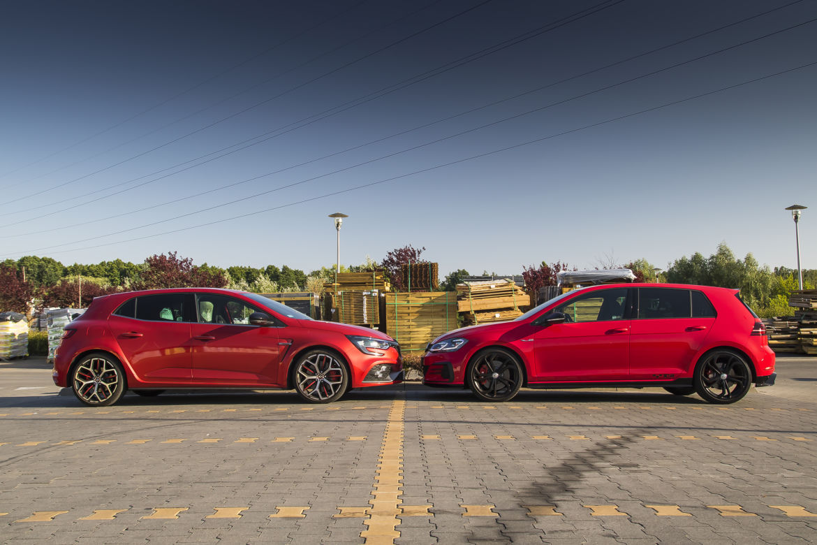 Renault Megane R.S. Trophy 1.8 TCe 300 KM EDC vs. Volkswagen Golf GTI TCR 2.0 TSI 290 KM DSG7