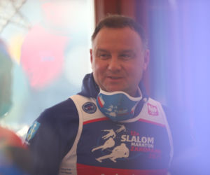 Andrzej Duda: Slalomem pomagał niepełnosprawnym