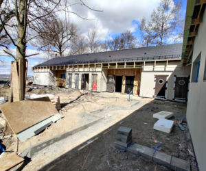 Przebudowa kąpieliska w Dąbiu - kwiecień 2021