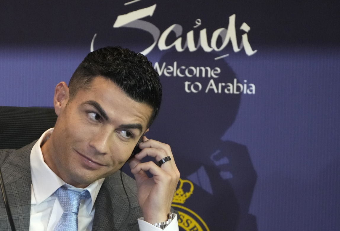 powitanie Cristiano Ronaldo w Al-Nassr