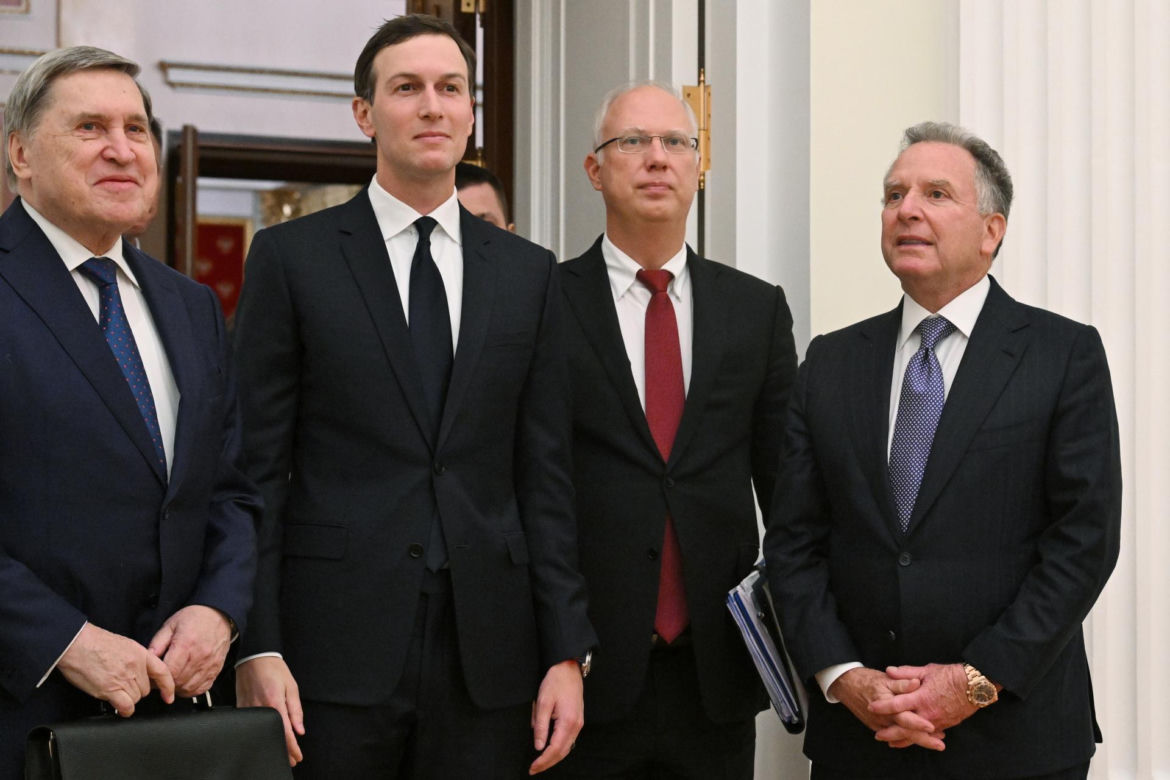 Prezydent Rosji Putin spotyka się ze specjalnym wysłannikiem USA Witkoffem na Kremlu