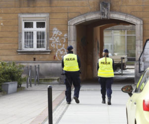Patrol policji we Wrocławiu