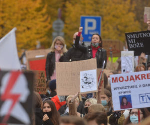 Warszawa. Protesty pod sejmem