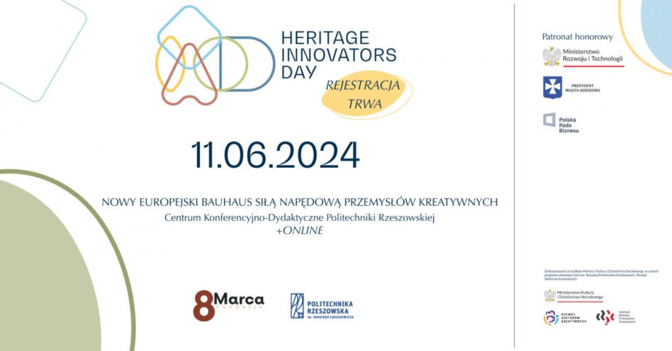 Heritage Innovators Day wizytówka wydarzenia