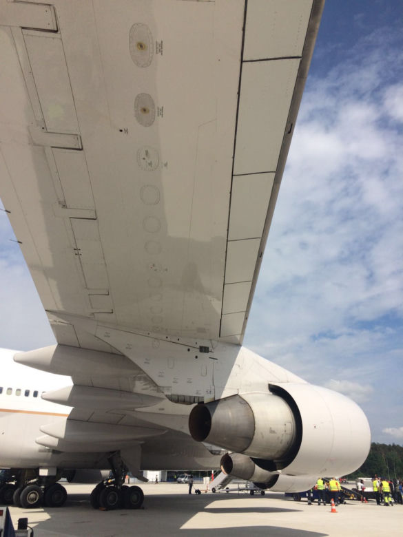 Jumbo Jet na lotnisku w Goleniowie