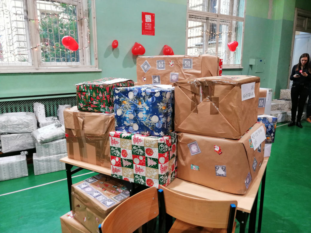 Magazyn Szlachetnej Paczki na terenie Starego Miasta. W samym Krakowie Szlachetna Paczka miała w czasie weekendu cudów 18 magazynów.