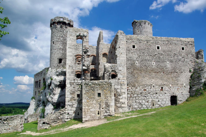 To najpiękniejszy zamek w województwie śląskim. Znajduje się w malowniczej wsi