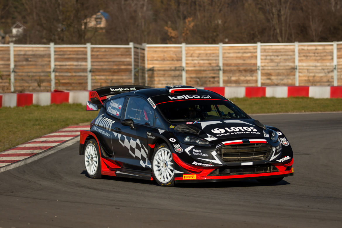 Ford Fiesta WRC Kajetana Kajetanowicza na 56. Rajd Barbórka