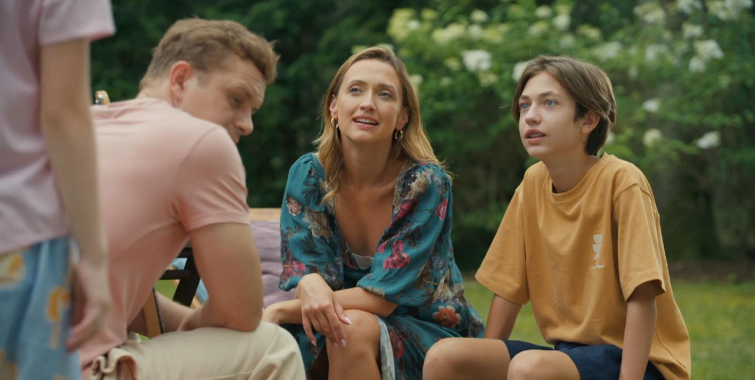 	Barwy szczęścia odc. 3092. Emil (Artem Malashchuk), Asia Sokalska (Anna Gzyra), Hubert (Marek Molak)