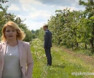 M jak miłość odc. 1236. Marta (Dominika Ostałowska), Andrzej Budzyński (Krystian Wieczorek)