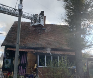 Pożar w Bytomiu. Dom jednorodzinny doszczętnie spłonął 