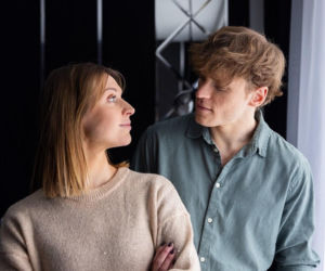 Pierwsza miłość. Maja (Julia Kamińska), Radek (Karol Biskup)