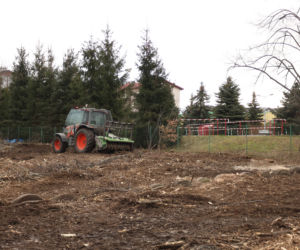 Porządkowanie terenu pod budowę nowej siedziby Archiwum Narodowego
