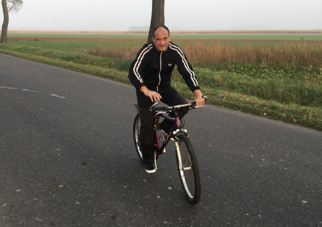 Przestał palić, zaczął pedałować