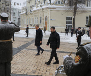 Premier Donald Tusk rozpoczął wizytę w Kijowie. Spotkał się z prezydentem Wołodymyrem Zełenskim