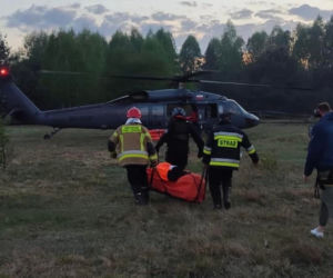 Ogromny pożar pod Grójcem! Spłonęło 80 hektarów lasu