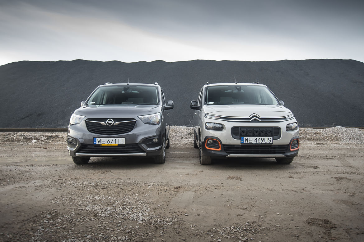 Citroen Berlingo Shine 1.5 BlueHDI 130 KM 6MT vs. Opel Combo Life Elite 1.5D 130 KM 6MT