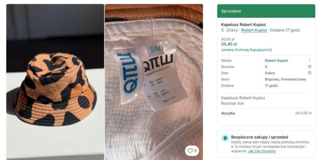 To Sandra Kubicka sprzedaje na Vinted