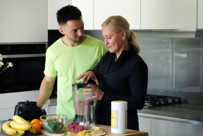 Barwy szczęścia, odcinek 3289. Mirek (Oliwier Kozłowski), Justyna (Sylwia Juszczak-Krawczyk)