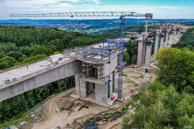 Budowa drogi S19. Najwyższa estakada w Polsce