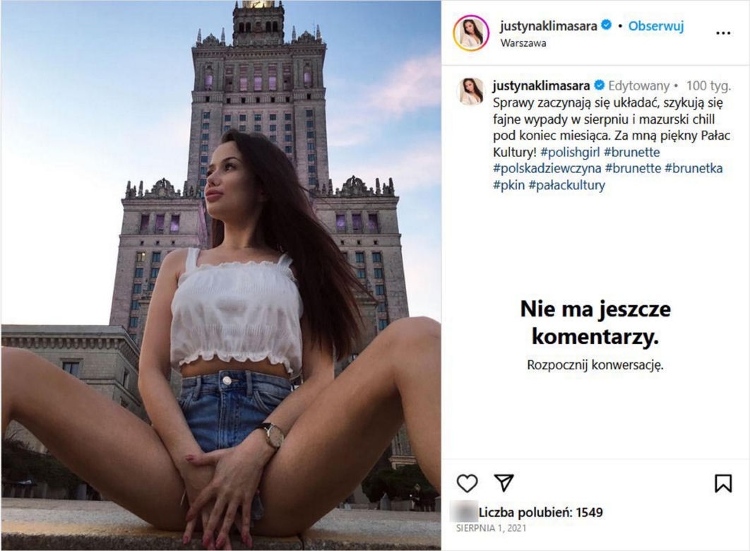 Justyna Klimasara na gorących zdjęciach