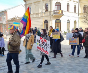 Ulicami Lublina przeszła po raz 6 Manifa. Tym razem - w geście solidarności z Ukrainą