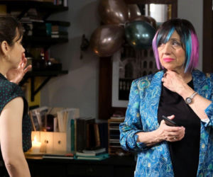 M jak miłość odc. 1900. Aneta (Ilona Janyst), Iwona (Hanna Śleszyńska), Borysek (Tymon Szkopek)