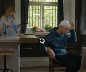 Barwy szczęścia, odcinek 3299. Agnieszka (Katarzyna Tlałka), Łukasz (Michał Rolnicki)