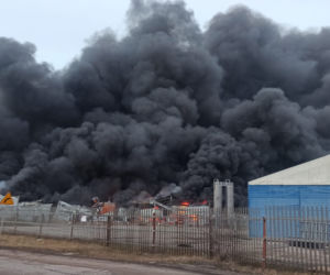 Pożar Cersanit 10.02.2022