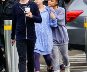 Ariana Grande na spotkaniu z przyjaciółmi