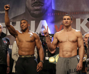Anthony Joshua, Władimir Klitschko, Kliczko, Ważenie