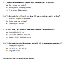 Egzamin ósmoklasisty 2022 język angielski - arkusz CKE