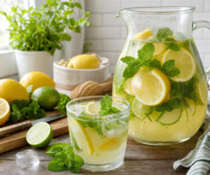 Przepis na domową lemoniadę z trikiem na głęboki smak