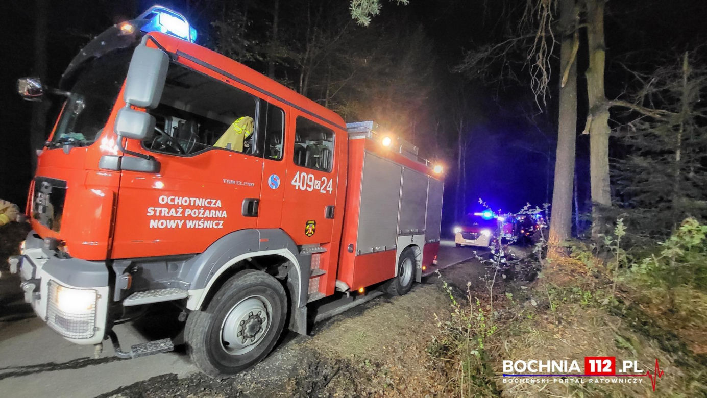 Pożar lasów w powiecie bocheńskim