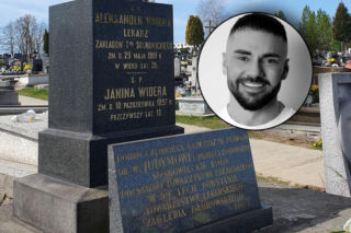 Symboliczny grób. Litewka obok postaci, która inspirowała pokolenia