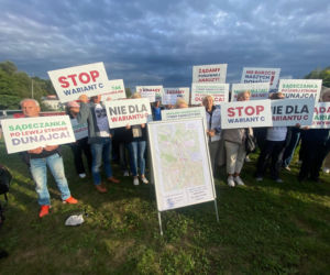 Mieszkańcy chcą zmiany przebiegu trasy sądeczanki