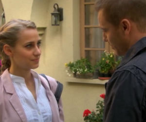 JULIA, odc. 138. Julia (Julia Rosnowska) i Janek Janicki (Krystian Wieczorek)