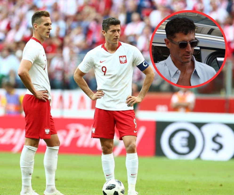 Robert Lewandowski i Arkadiusz Milik