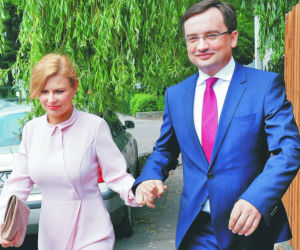 Zbigniew Ziobro z żoną Patrycją Kotecką