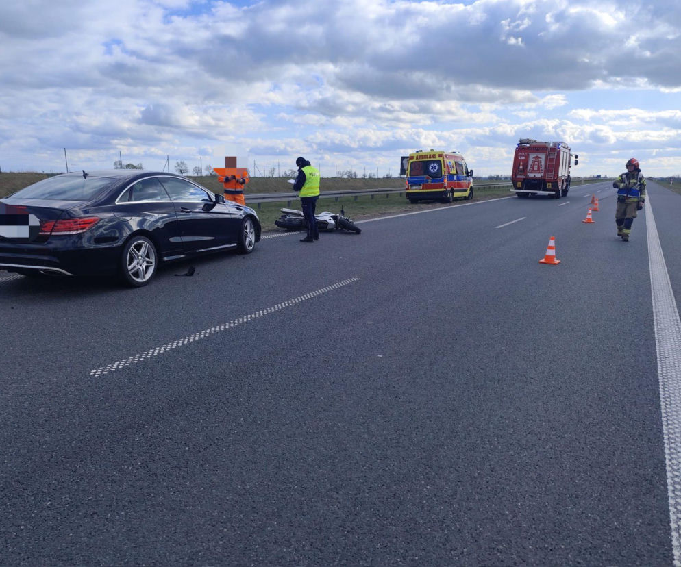 Tragiczny wypadek na S5. Nie żyje motocyklista