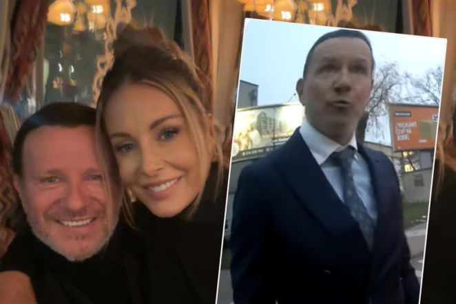 Radosław Majdan awanturował się na ulicy. Aż uszy bolą od wulgaryzmów! Nie było z nim Rozenek