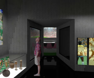 Muzeum Śląska i pub na stadionie - wizualizacje  