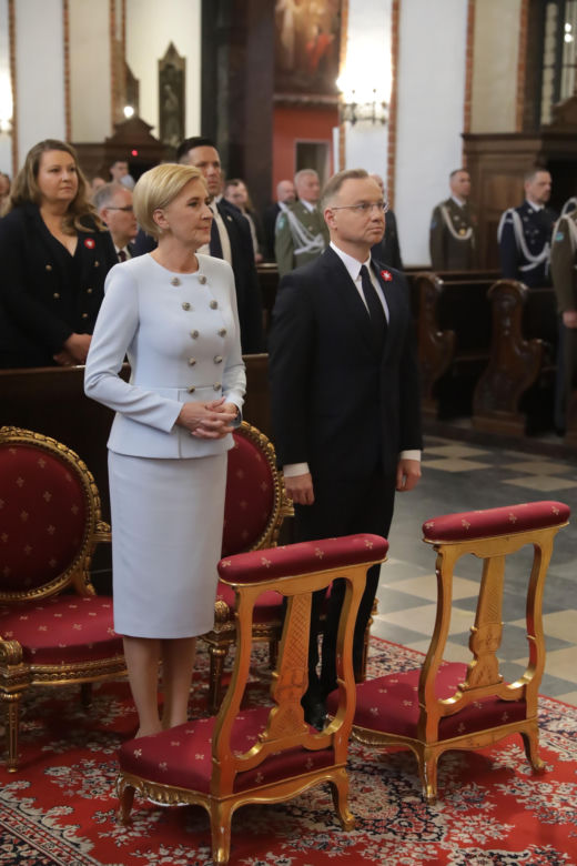 Tak Agata Duda wystroiła się na Święto 3 Maja