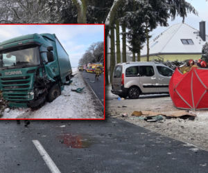 Tragiczny wypadek pod Chodzieżą. Nie żyje 43-letnia kobieta, dwoje dzieci w szpitalu!