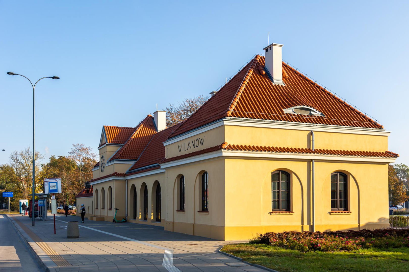 Dawny dworzec Kolei Wilanowskiej w Warszawie po remoncie