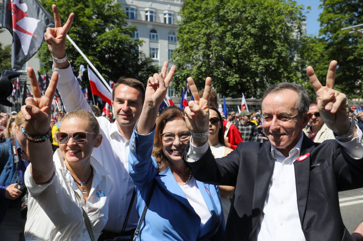 Marsz 4 czerwca w Warszawie - tłumy na ulicach stolicy!
